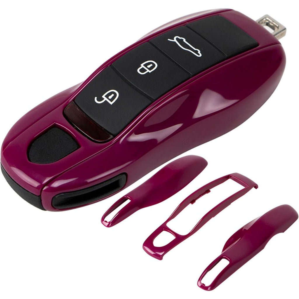 Porsche Schlüsselgehäuse-Ersatz, 3-teilig, lackierte Schlüsselabdeckung 