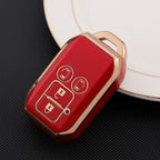Carsine Suzuki Car Key Case Golden Edge Red / Key case