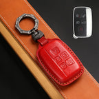 Land Rover/Jaguar Leather Key Cover | Handmade Full-Grain | Precision Fit 2010-2025 Models