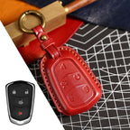 Cadillac Leather Key Cover - Premium Protector for All Models
