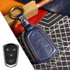 Cadillac Leather Key Cover - Premium Protector for All Models