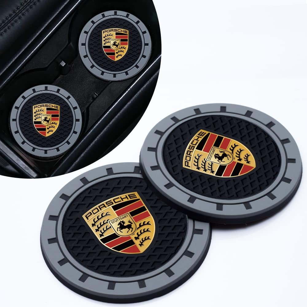 Porsche Silicone Car Cup Holder Coaster