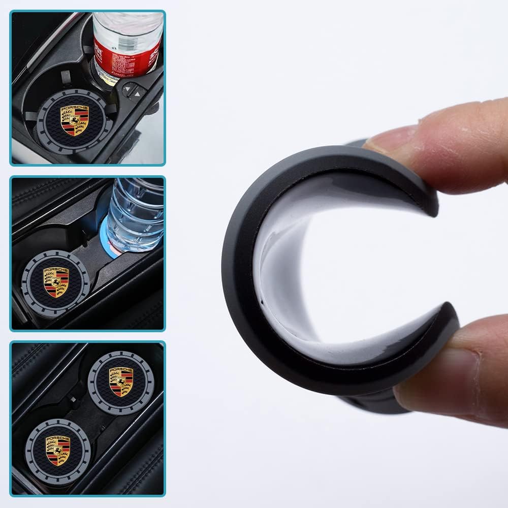 Porsche Silicone Car Cup Holder Coaster