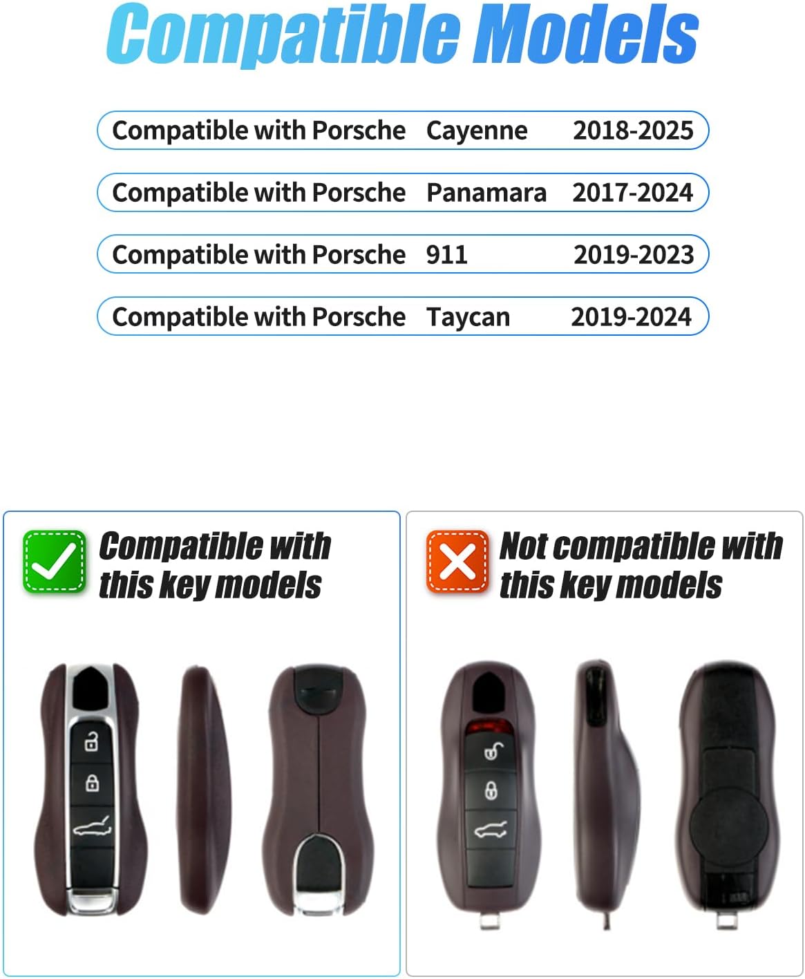 Porsche Leder-Schlüsselhülle 
