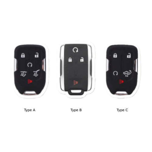 GMC Yukon Car Key Case Golden Edge