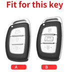 Carsine Hyundai Car Key Case Golden Edge