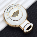 Carsine BMW Mini Cooper Clubman Countryman Paceman Roadster Car Key Case Golden Edge White / Key case