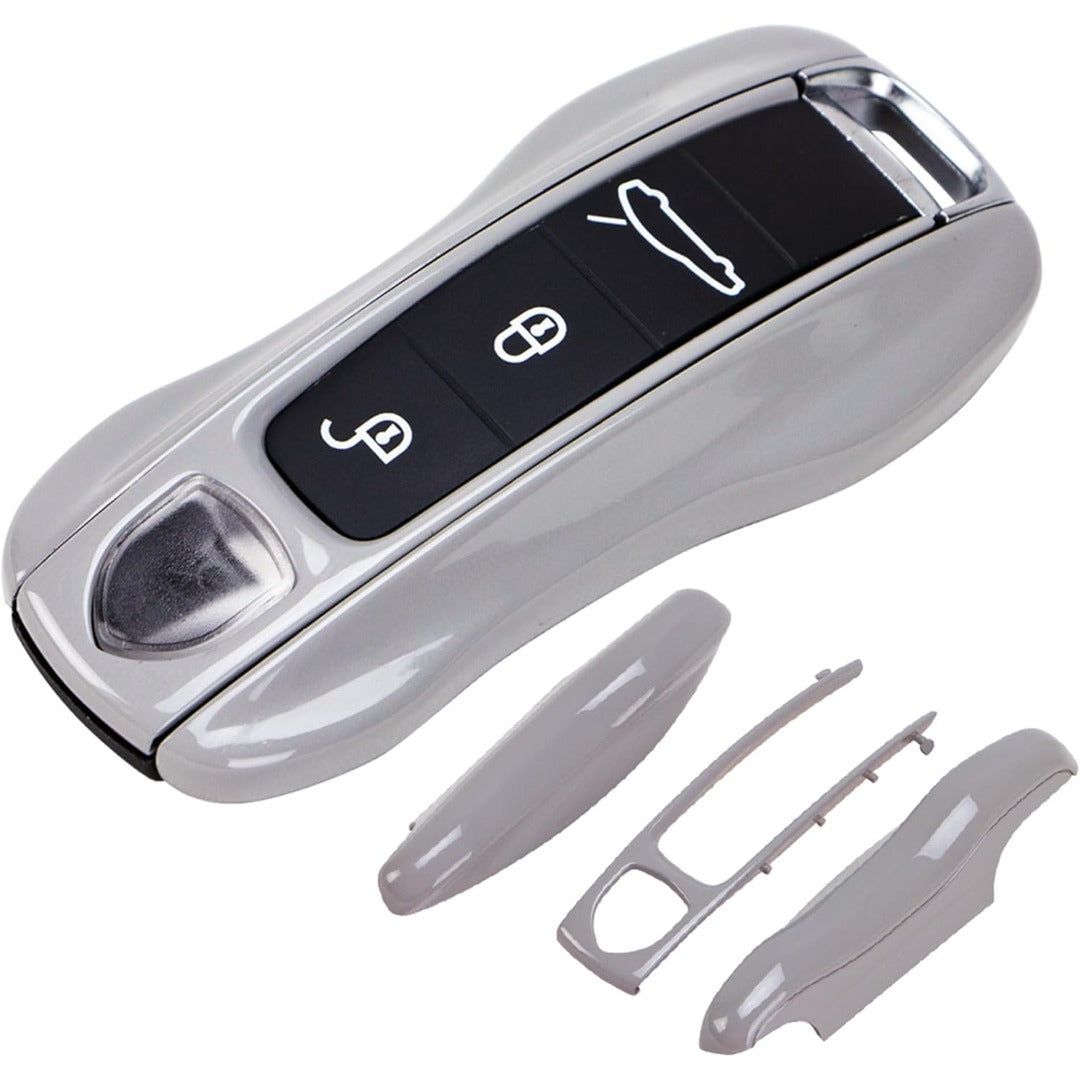 Porsche Key Shell Replacement 3-Piece Painted Key Fob Cover Shell