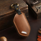 Kia Leather Car Key Cover 5,6,7,8,9 Button