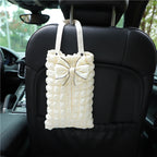 Carsine Puff Car Seat Hanging Paper Box Rosette