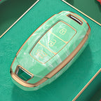 Carsine Hyundai Car Key Case Gold Inlaid With Jade Green / Key case