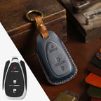 Chevrolet Traverse, Malibu, Cruze, Trax Autoschlüsselhülle aus Leder für 2, 3, 4 und 5 Tasten