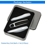 Coque de remplacement pour clé Porsche, 3 pièces, peinte 