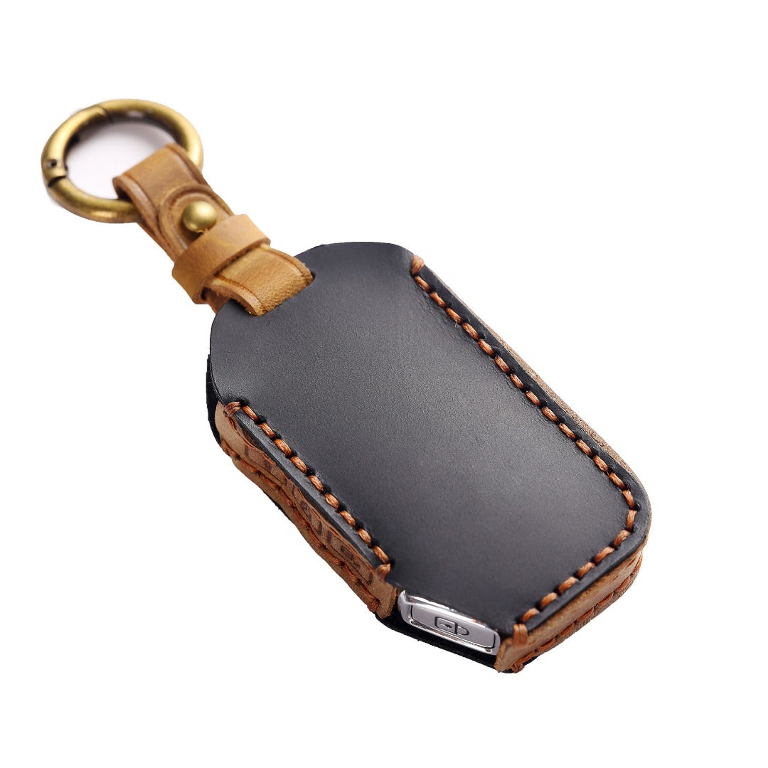Carsine Kia Leather Car Key Cover Black