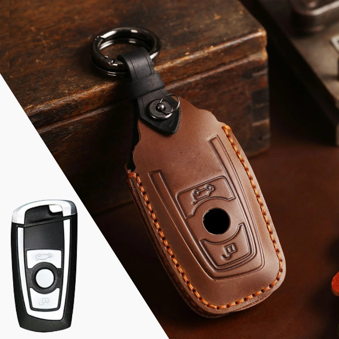 BMW Leather Car Key Cover 2,3 Button