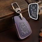 Carsine Buick Avenir GL8 Century Leather Car Key Cover Blue