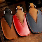 Ford Focus Explorer Kuga Sharp Aviator Lincoln Mondeo Edge F-150 Raptor Pickup Trucks Leather Car Key Cover 2,3,4,5 Button