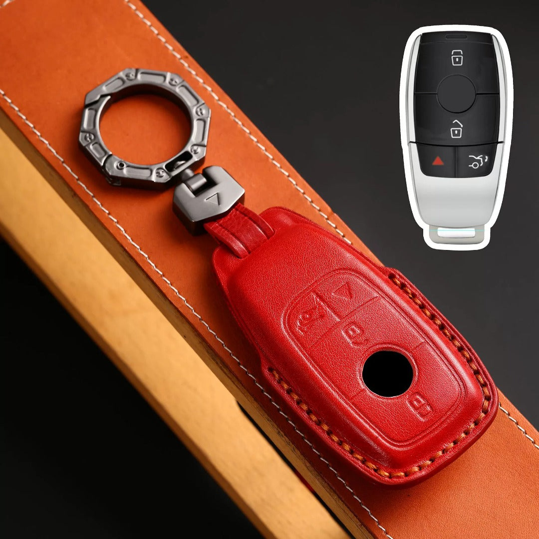 Luxury Mercedes-Benz/Maybach Leather Key Cover | Premium Protection for All Models