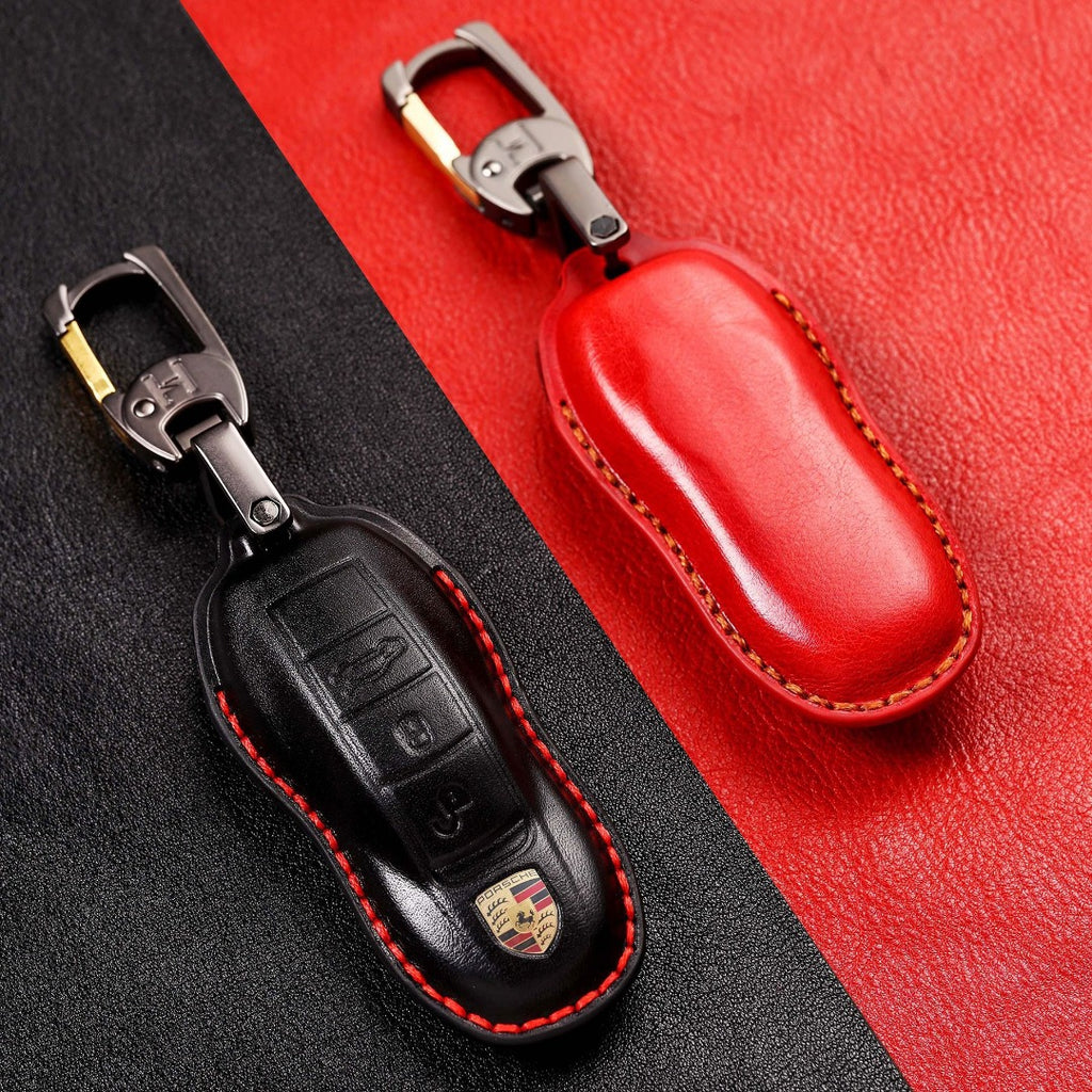 Porsche Leather Car Key Cover