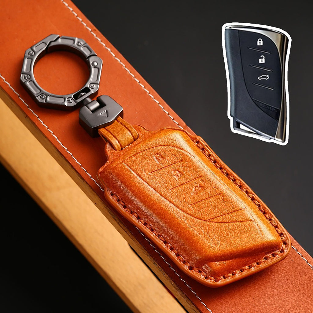 Luxury Lexus Key Fob Case - Handmade Genuine Leather Protector Cover |Fits All Models